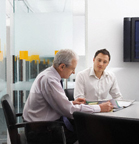 Two Businessmen in Meeting